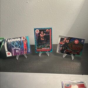 Trae Young Atlanta Hawks set NBA Hoops Blue wave Optic Express Lane and raining